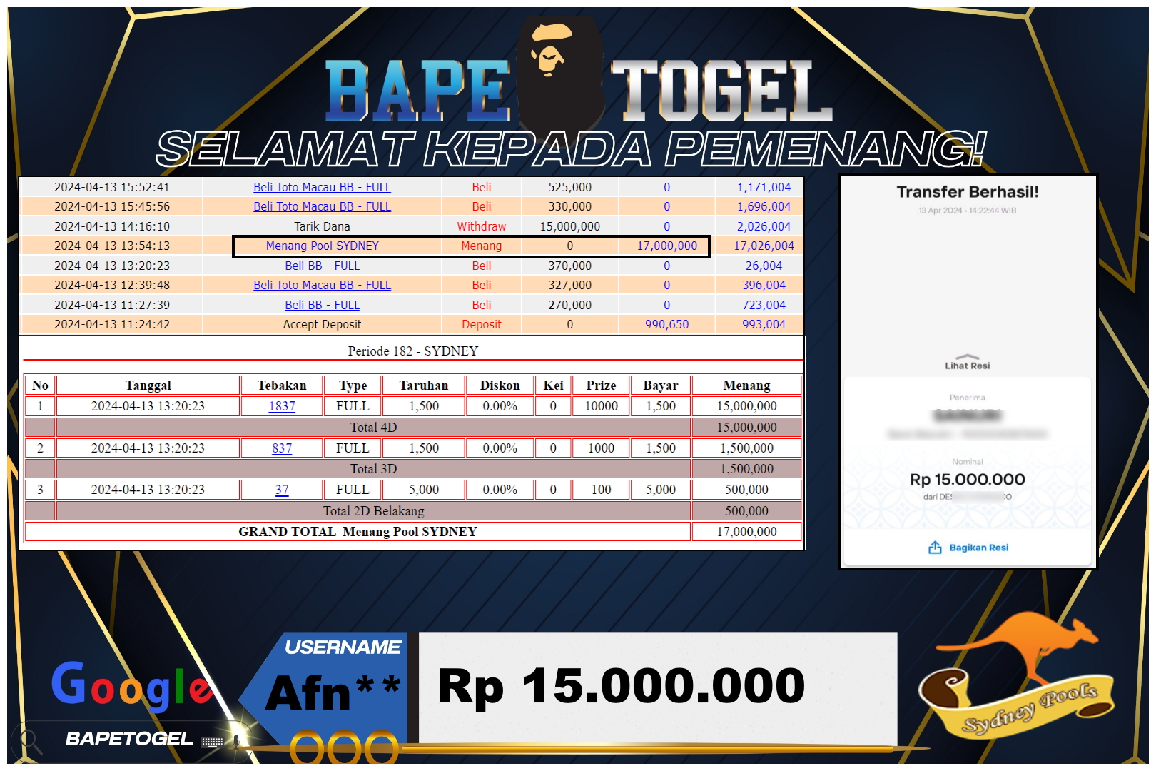 BAPETOGEL