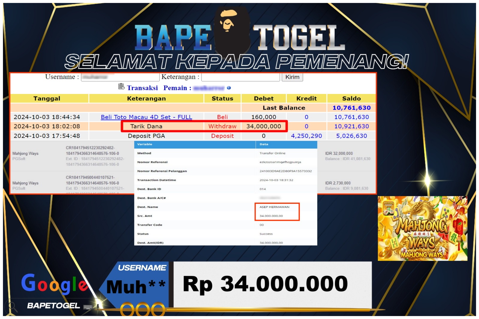 BAPETOGEL